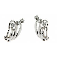 Orecchini Recarlo Donna in Oro bianco Diamante 0.58 Ct ZQ796/060 - ZQ796/060